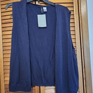 H&M Dark Blue Sweater Vest